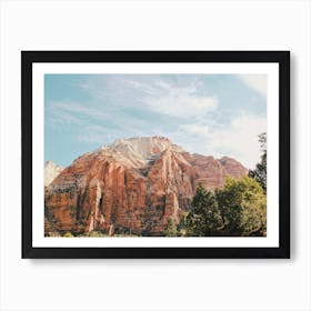 Utah Desert Mountains Art Print