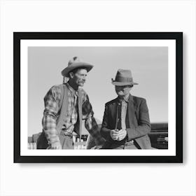 West Texas Cattlemen, San Angelo, Texas By Russell Lee Art Print