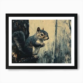 Squirrel In The Woods 2 Art Print