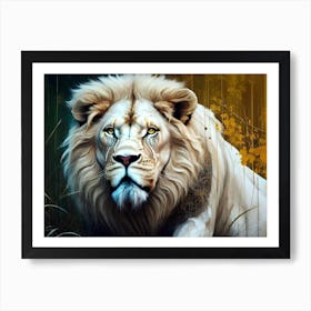 White Lion 18 Art Print