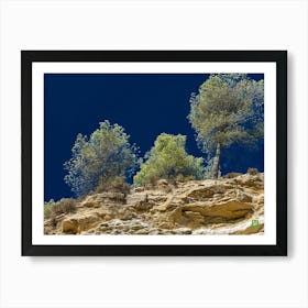 Trees On A Cliff 20230831125616rt1pub Art Print