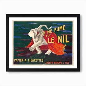 Je Ne Fume Que Le Nil Art Print