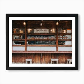 Dinner Abstract Store Blank Rustic Wooden Eatery Product People Banner Decoration Shelf (15) Art Print