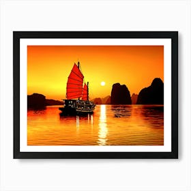 Travel VietNam 1 Art Print