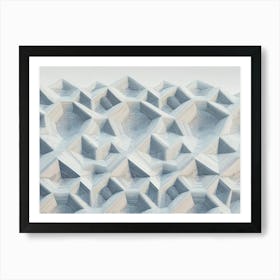 3d Pattern 1 Art Print