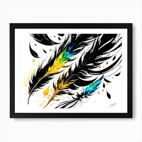 Feathers 3 Art Print