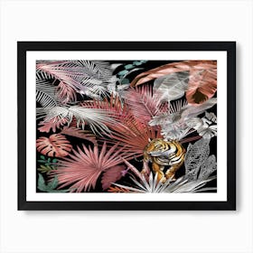 Jungle Tiger 02 Art Print