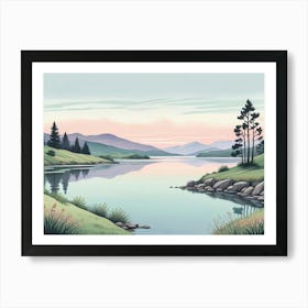 Scottish Landscape Art Print