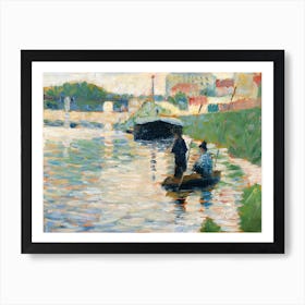 View Of The Seine, Georges Seurat Art Print