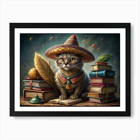 Mexican Cat 1 Art Print