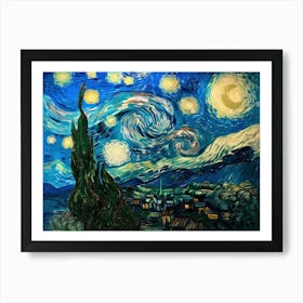 Contemporary Artwork Inspired By Vincent Van Gogh 5 Art Print
