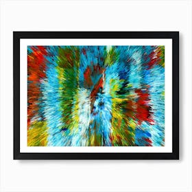 Acrylic Extruded Painting 619 Art Print