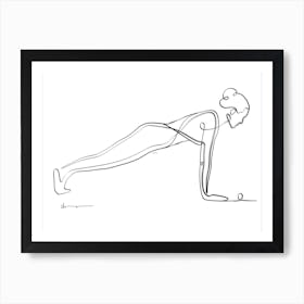 Plank Pose Complete Art Print