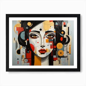 Abstract Portrait by Pablo Picasso Art Print