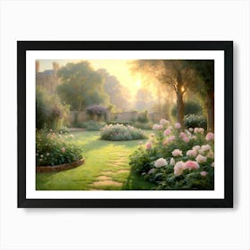 Morning Light In Kings Garden Art Print