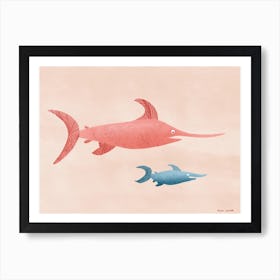 Fish In The Sea Kids Art Print