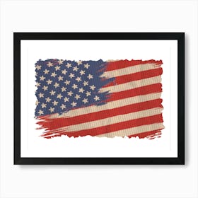 Vintage American Flag 1 Art Print