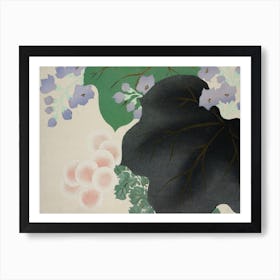 Flowers And Leaves From Momoyogusa –Flowers Of A Hundred Generations (1909), Kamisaka Sekka Art Print