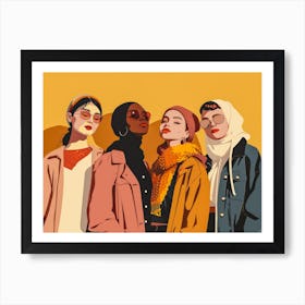 Islamic Women Art Print