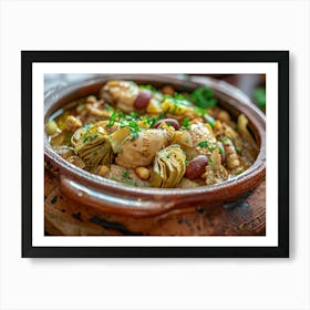 Chicken And Artichoke Stew 2 Art Print