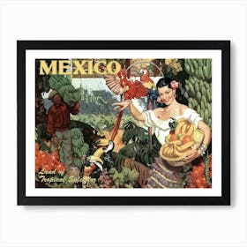 Mexico, Tropical Splendor Art Print