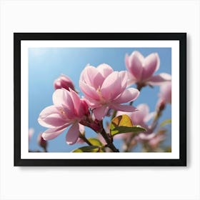 Magnolia Blossoms Art Print