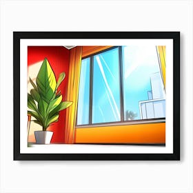 Room With A Window Art Print