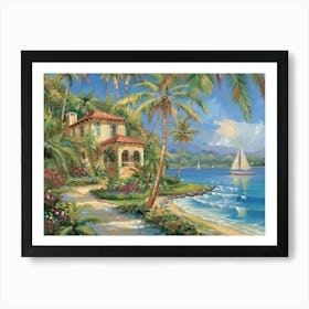 House On The Beach 14 Art Print