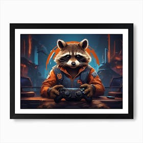 Rocket Raccoon Art Print