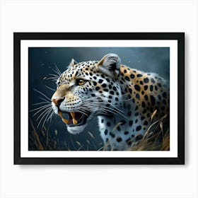 Fantasy Illustration Of A Wild Animal Leopard 3 Art Print