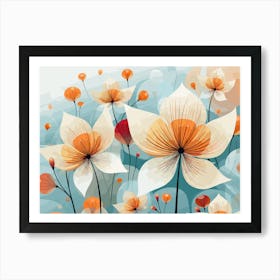 Flower Painting 2 Art Print