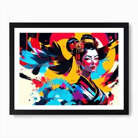 Geisha 120 Art Print