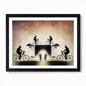 Cycling Game Art Print