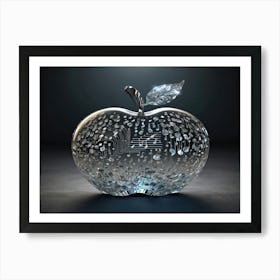 Apple With Music Notes 23 Art Print