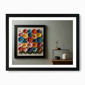 Paper Flowers Art Print