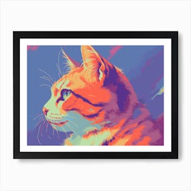 Cat Painting 2 Art Print