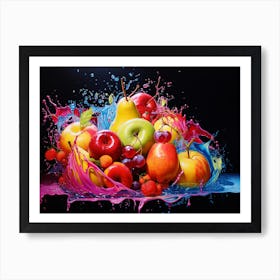 Fruit Splash 7 Art Print