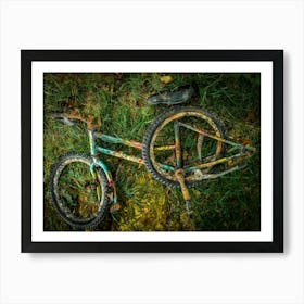 Old Bike Metal Print Art Print