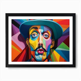 Man With A Hat Art Print