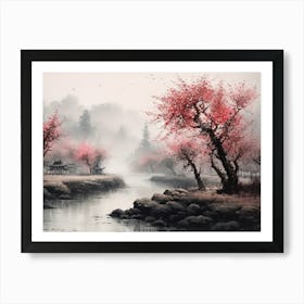 Chinese Cherry Blossoms 4 Art Print