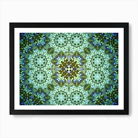 Green Pattern Art Print