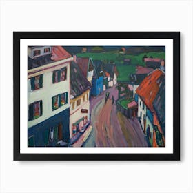 View From The Window Of The Griesbräu, Kandinsky Affiche