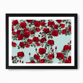 Red Roses 5 Art Print