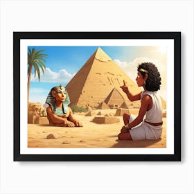 Egyptian Pharaoh Art Print