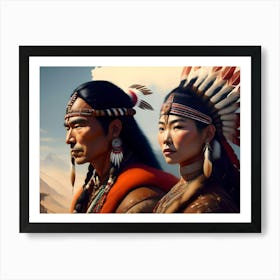 Brave And Maiden Art Print