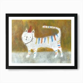 Party animal- Cat Art Print