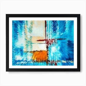 Acrylic Extruded Painting 494 Art Print