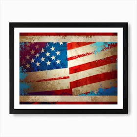 American Flag 7 Art Print