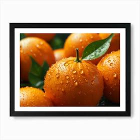 Orange Dew Art Print