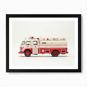 Toy Car Fire Truck Art Print